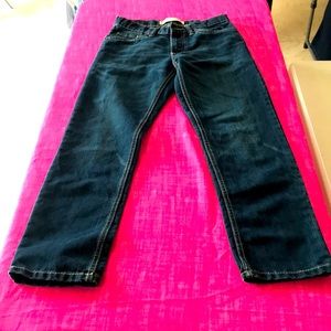 Levi blue jeans, size 12, waist 26, length 26. Excellent condition.